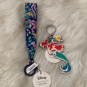 VERA BRADLEY X DISNEY The Little Mermaid Key Rings SET (2 PIECES)